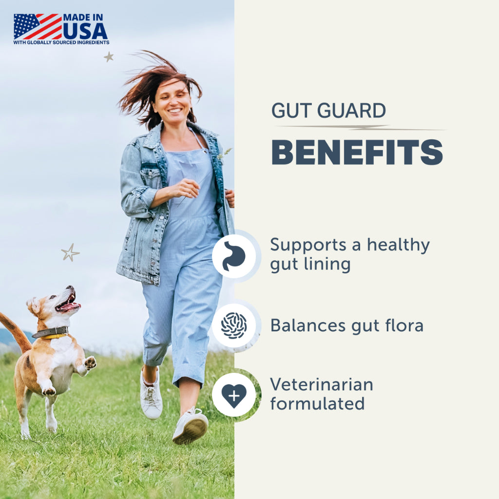 Four Leaf Rover Gut Guard — Probiotic for Dogs With Leaky Gut (3.5oz)