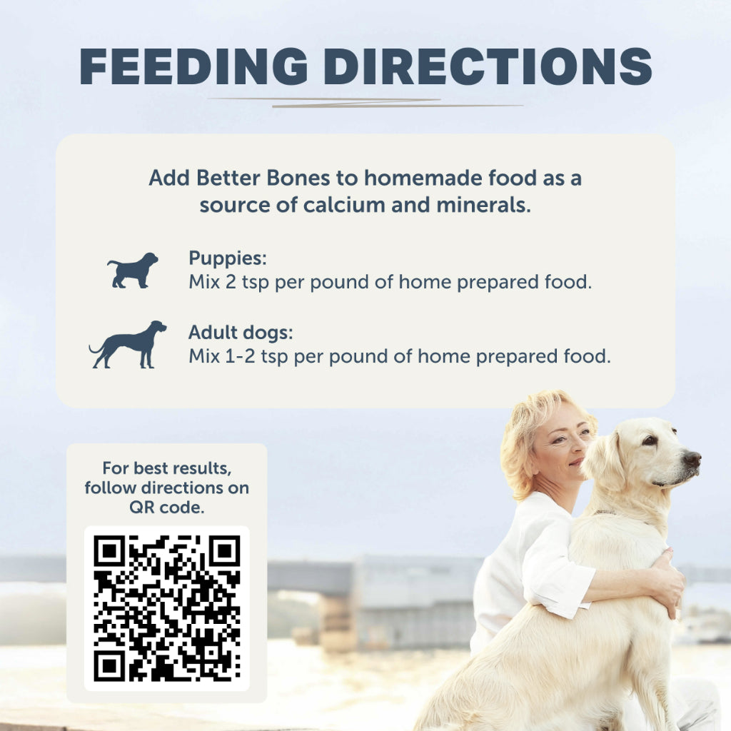 Four Leaf Rover Better Bones — Air-Dried Bone Meal for Dogs (8.04oz)