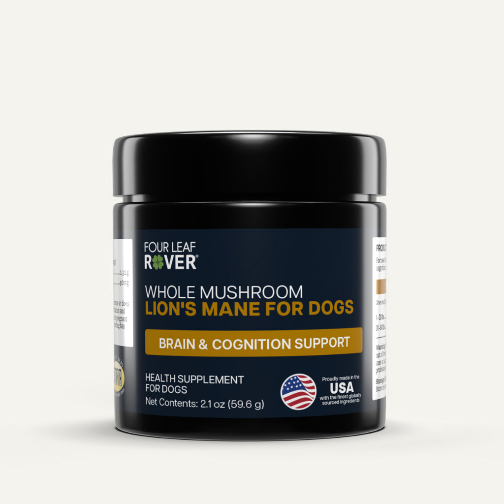 Four Leaf Rover Lion's Mane — Organic Mushroom Extract for Dogs (28.5g)