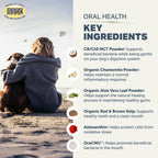 Four Leaf Rover Oral Health — Dog Dental Powder for Fresh Breath & Gum Care