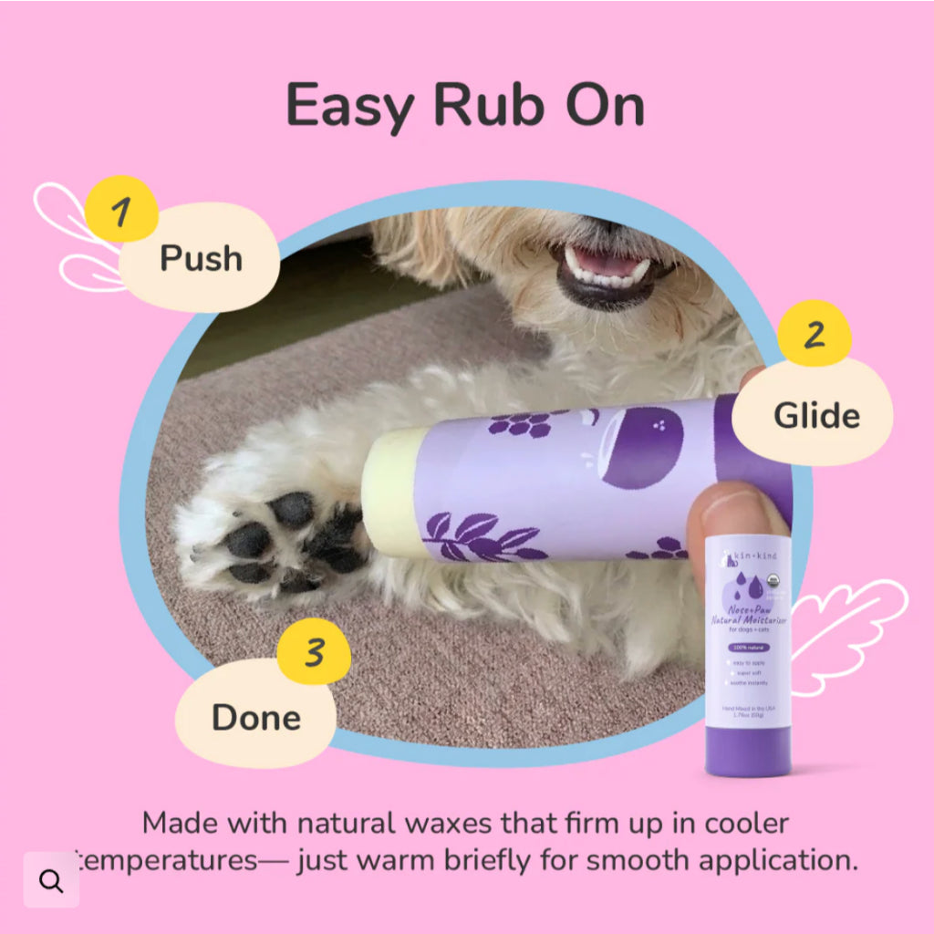 kin+kind Organic Nose & Paw Natural Moisturizer — USDA Certified (2.3 oz)