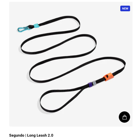 Zee.dog Long Leash 2.0 — Adjustable 3m/10ft for Dogs