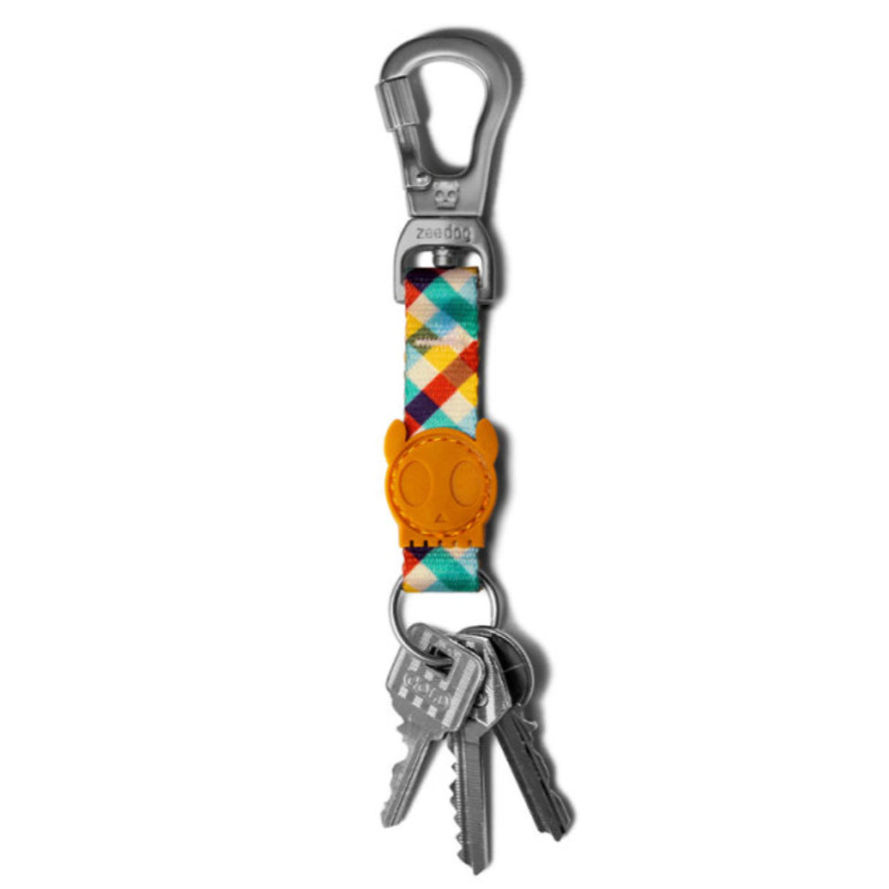 Zee.Dog Keychain for Pet Owners — Durable Polyester Strap (Assorted Colours)