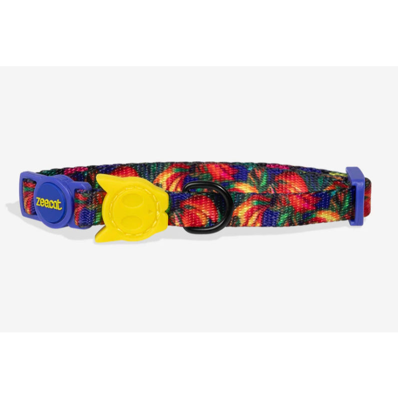 Zee.Cat Breakaway Cat Collar — Soft Polyester Safety Collar (One Size)