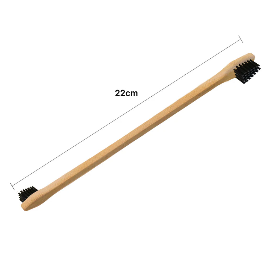 Essential Dog Double Sided Bamboo Dog Toothbrush (22cm)