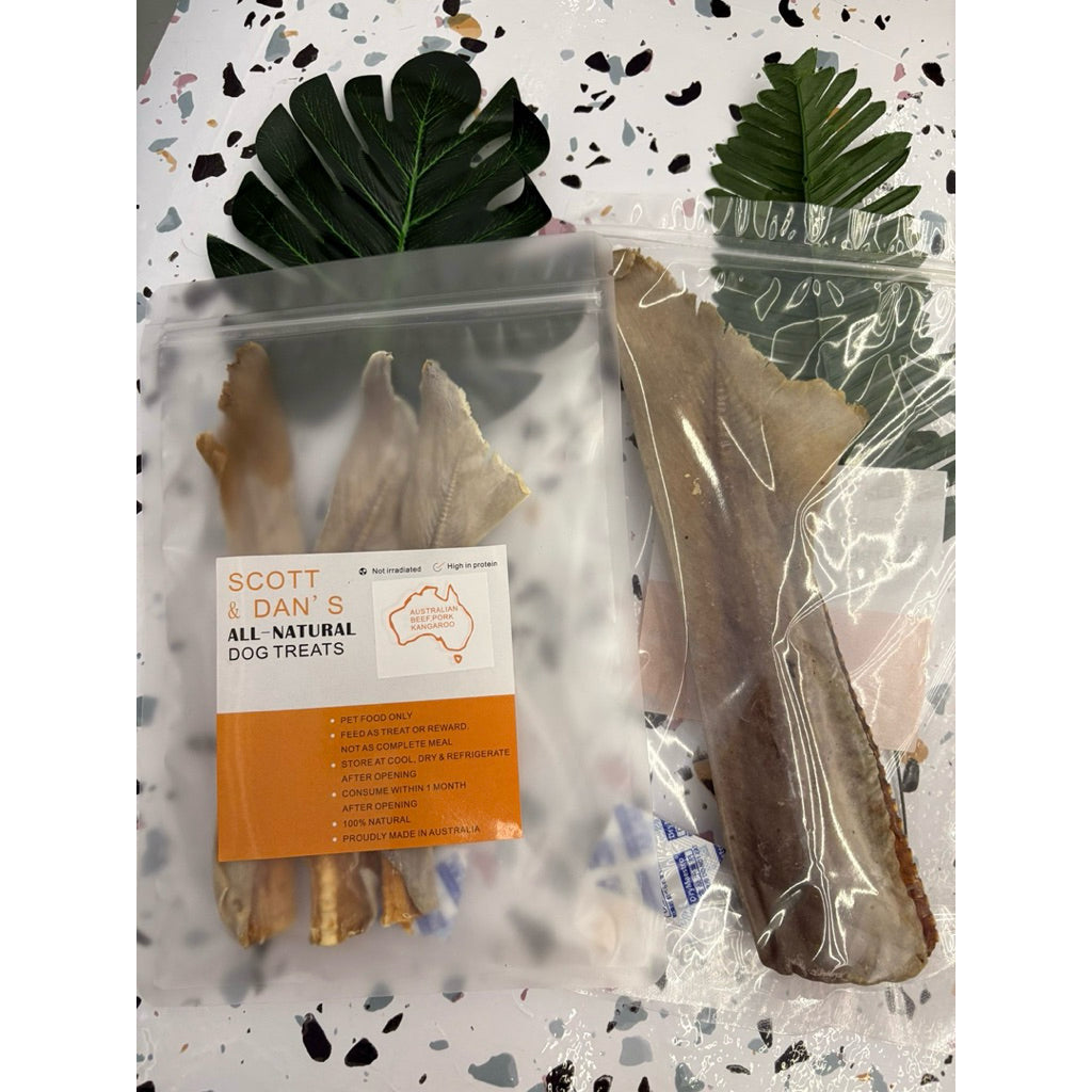 Scott & Dan's Air-Dried Shark Cartilage Tail — Single-Ingredient Dog Treat