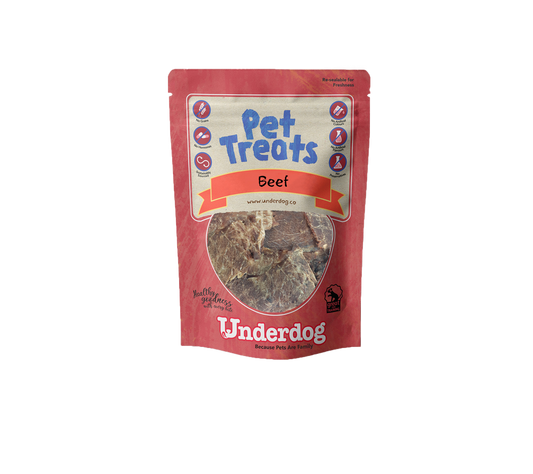 Underdog Beef Treats for Pets (80g)