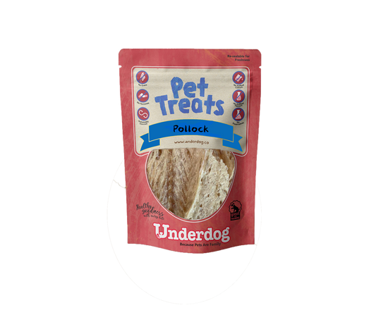 Underdog Pollock Treats for Pets (80g)