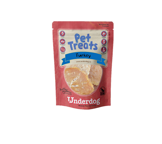 Underdog Turkey Treats for Pets (80g)