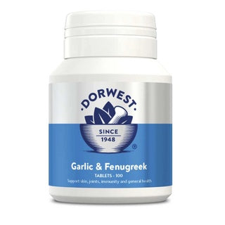 Dorwest: Garlic & Fenugreek Tablets For Dogs And Cats