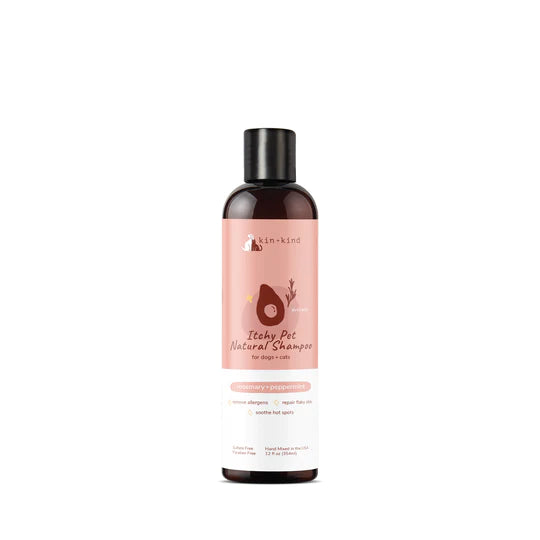 kin+kind: Itchy Pet Natural Shampoo - Rosemary+Peppermint
