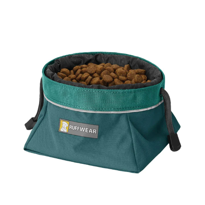 (Pre-Order Only) Ruffwear: Quencher Cinch Top™ Collapsible Closeable Food & Water Bowl