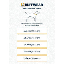 Load image into Gallery viewer, (Pre-Order Only) Ruffwear Web Reaction™ Reflective Buckled Martingale Dog Collar (4 Colours/5 Sizes)

