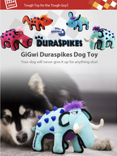 Load image into Gallery viewer, GiGwi Duraspikes Series: Durable, Spiked, Canva Plush Dog Toy
