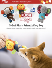 Load image into Gallery viewer, GiGwi Plush Friendz: Squeaky Plush Dog Toy
