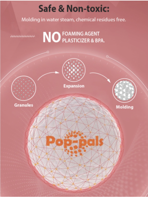 GiGwi Pop Pals Series: Small and Large Pet Toy Ball