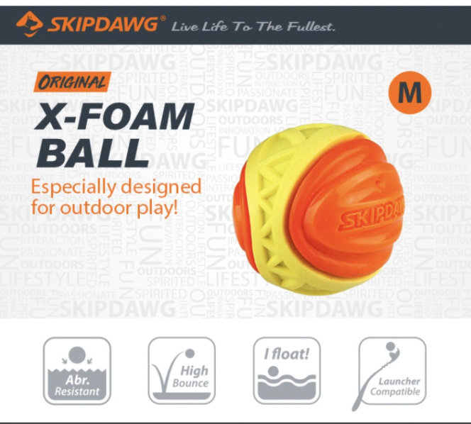 Skipdawg Series: X-foam Ball, Duroflex Ball, Whistling Ball, Glow Ball