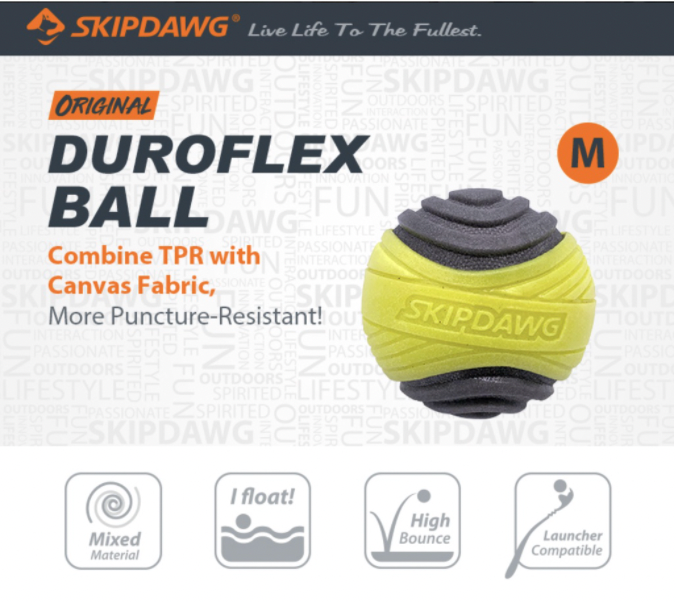 Skipdawg Series: X-foam Ball, Duroflex Ball, Whistling Ball, Glow Ball