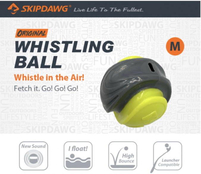 Skipdawg Series: X-foam Ball, Duroflex Ball, Whistling Ball, Glow Ball