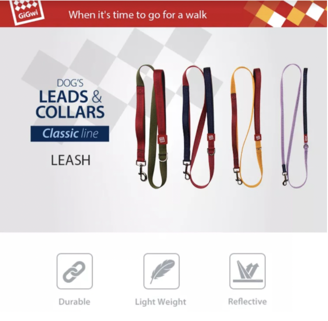 GiGwi Classic Lead: Leashes for Pets