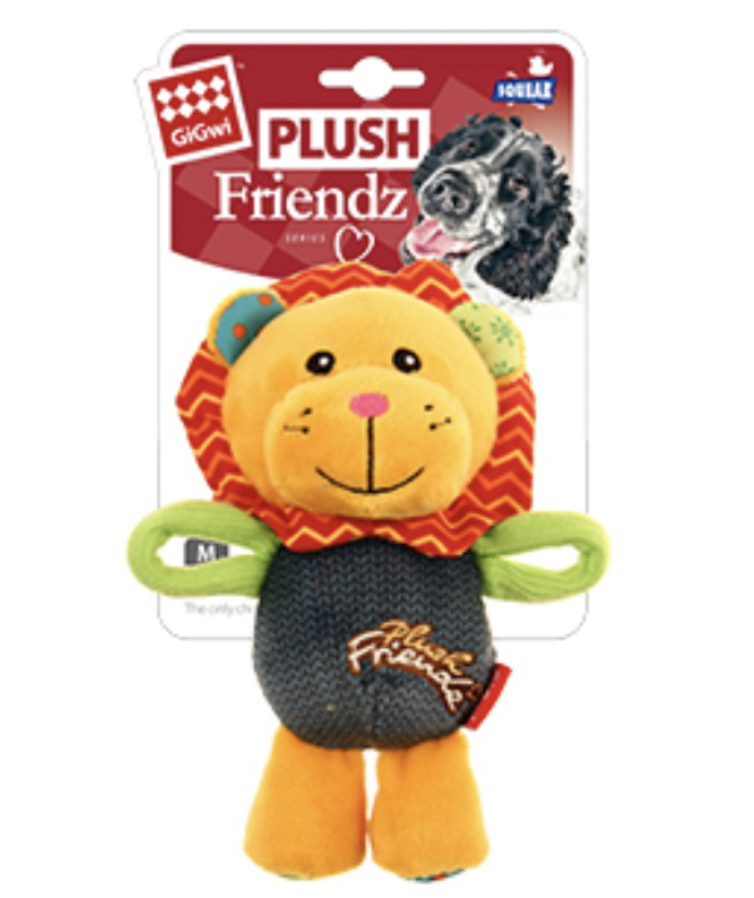 GiGwi Plush Friendz: Squeaky Plush Dog Toy