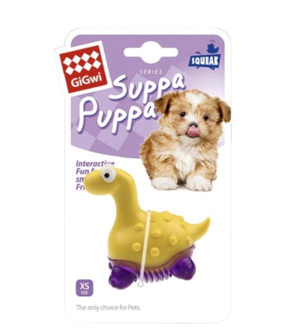 GiGwi Suppa Puppa Series (TPR): Dino, Hippo, Alligator