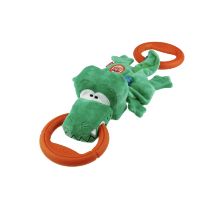 GiGwi Iron Grip Series: Pet Tug Toys - Crocodile, Duck, Tiger