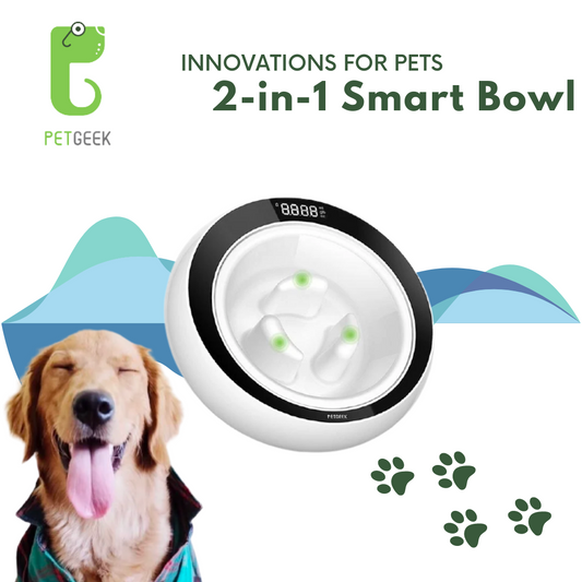 PETGEEK: 2-in-1 Smart Bowl