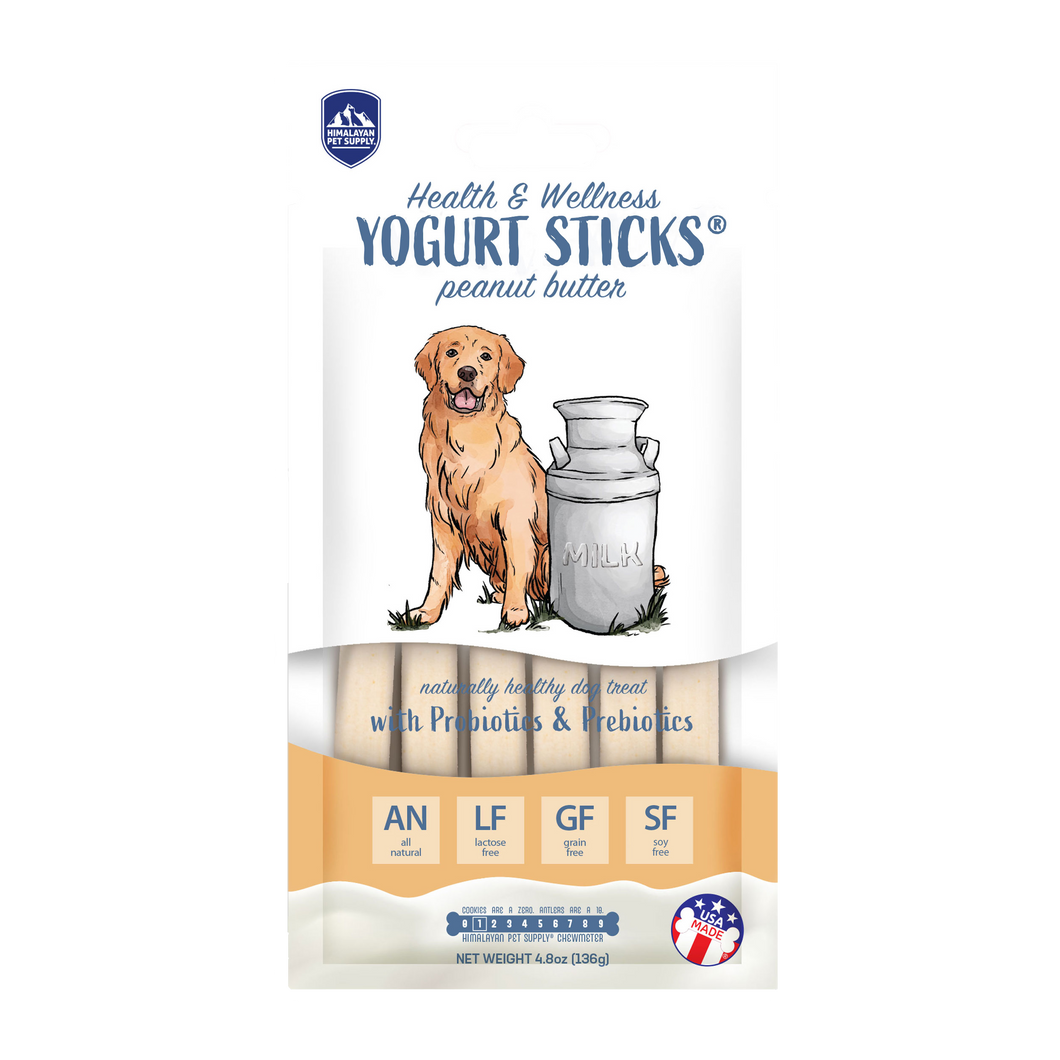 Clearance: [Buy 1 Free 1!] Himalayan Pet Supply Yogurt Sticks Grain-Free Dog Treats 6pc (3 flavours)