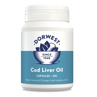 Dorwest: Cod Liver Oil Capsules For Dogs And Cats