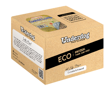 Underdog Cooked Lamb Complete & Balanced Frozen Dog Food (1.2kg/3kg)