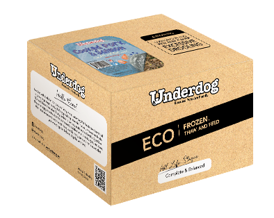 Underdog Cooked Pork & Salmon Complete & Balanced Frozen Dog Food (1.2kg/3kg)