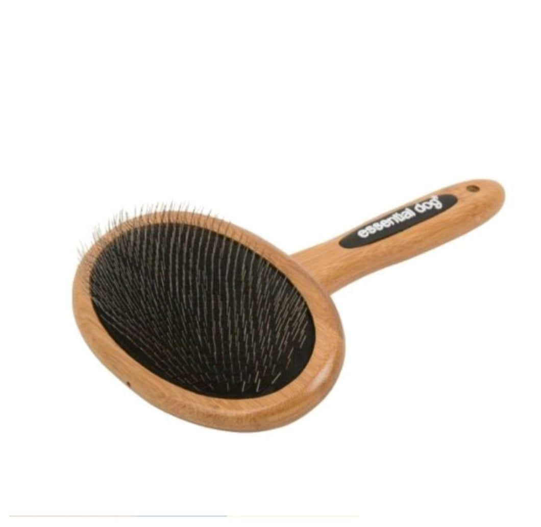 Essential Dog: Natural Bamboo Slicker Brush for Dogs & Cats